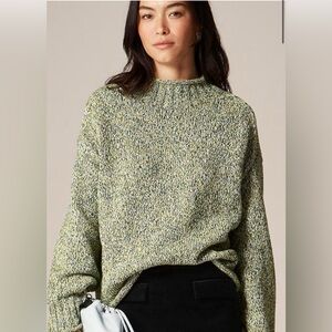 Viral J Crew Marled Rollneck™ sweater new with tags
